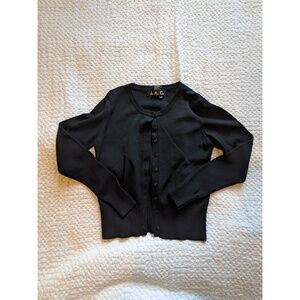 J.A.C. black cardigan S